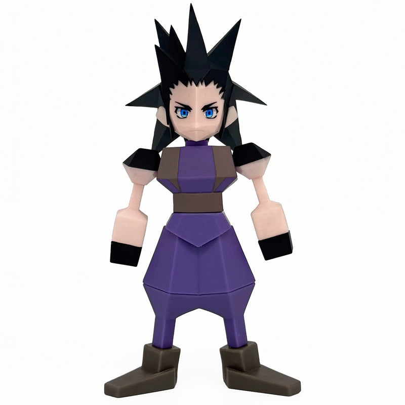 Final Fantasy VII: Zack Fair Polygon Soft Vinyl Figure Toys & Games Square Enix