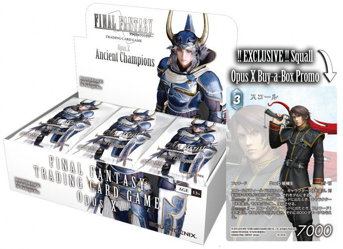 Final Fantasy TCG: Opus X Ancient Champions Booster Box - 36 Packs Card Game Square Enix   