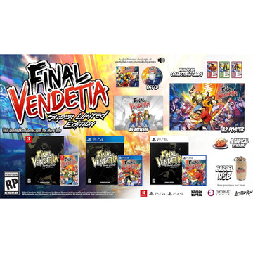 Final Vendetta - Super Limited Edition [Nintendo Switch] Nintendo Switch Video Game Limited Run Games   