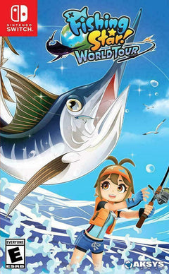 Fishing Star: World Tour w/ YOOL Reel Fishing Rod [Nintendo Switch] Nintendo Switch Video Game Aksys Games   