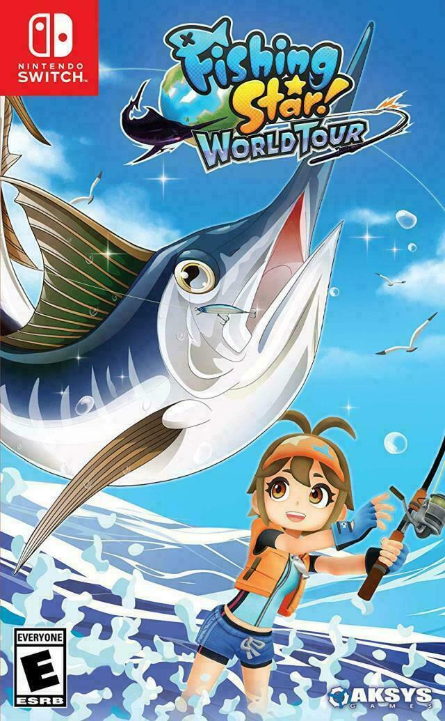 Fishing Star: World Tour w/ YOOL Reel Fishing Rod [Nintendo Switch] Nintendo Switch Video Game Aksys Games   