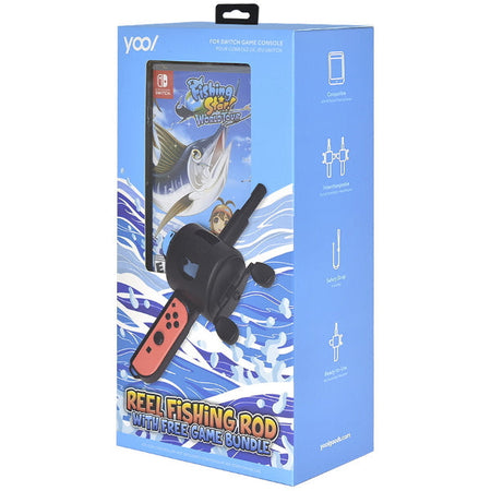 Fishing Star: World Tour w/ YOOL Reel Fishing Rod [Nintendo Switch] Nintendo Switch Video Game Aksys Games   