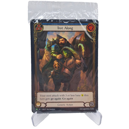 Flesh and Blood TCG: Trot Along Promo Pack - SDCC 2025 Exclusive Card Game Legend Story Studios