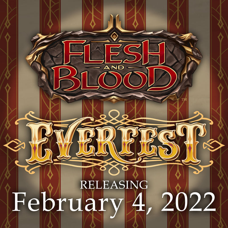 Flesh and Blood TCG: Everfest Booster Box 1st Edition - 24 Packs Card Game Legend Story Studios   