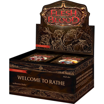 Flesh & Blood TCG: Welcome to Rathe Unlimited Edition Booster Box - 24 Packs Card Game Legend Story Studios