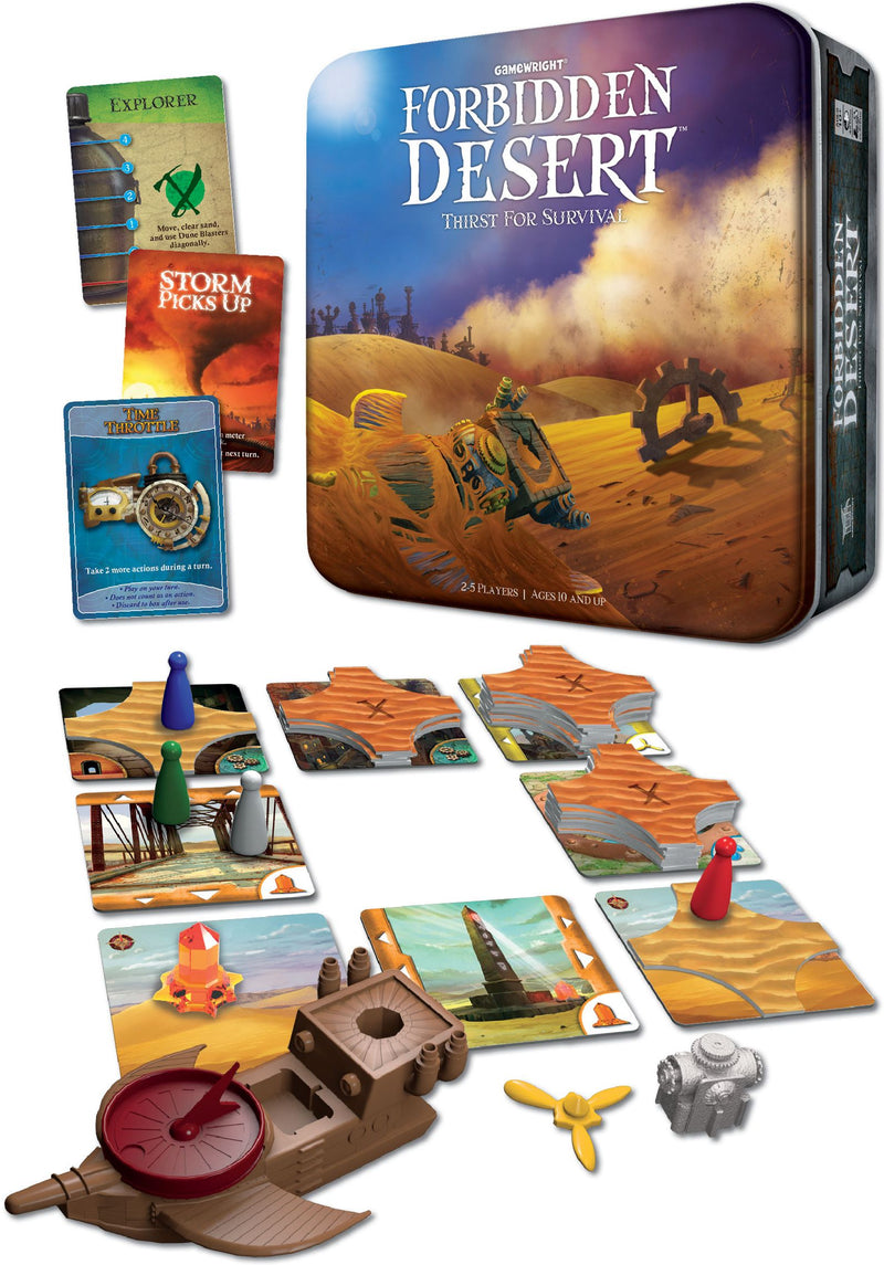 Forbidden Desert [Board Game, 2-5 Players] Board Game Gamewright