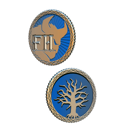 Frosthaven: Challenge Coin [Board Game Accessory, 1 - 4 Players] Board Game Accessories Cephalofair Games   