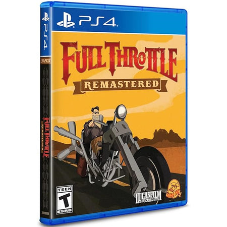 Full Throttle Remastered - Limited Run #483 [PlayStation 4] PlayStation 4 Video Game Limited Run Games   