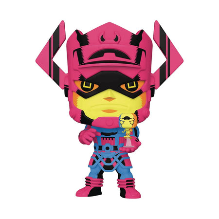 Funko POP! Marvel Fantastic Four: Galactus with Silver Surfer Vinyl Bobble-head - Black Light Version #809 Toys & Games Funko   