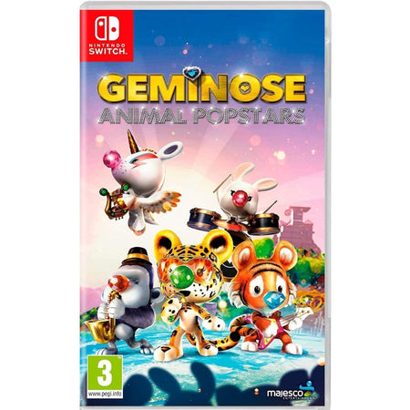 Geminose: Animal Popstars [Nintendo Switch] Nintendo Switch Video Game Majesco Entertainment   