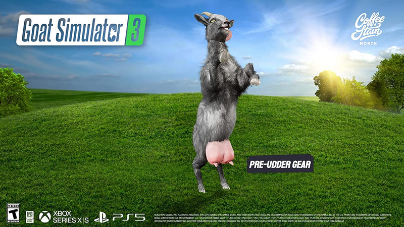 Goat Simulator 3 [PlayStation 5] PlayStation 5 Video Game Coffee Stain Studios   