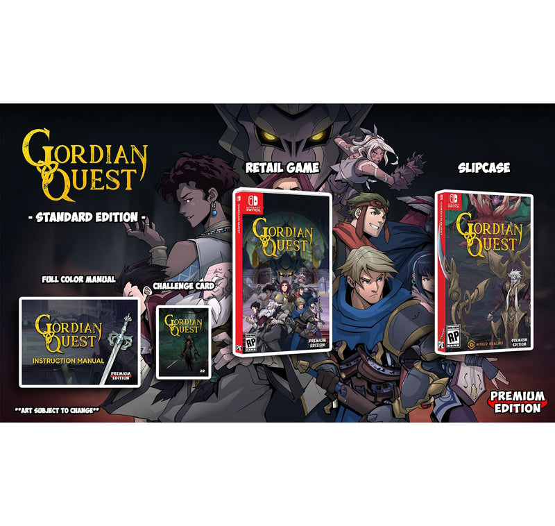 Gordian Quest - Standard Edition - Premium Edition Games #22 [Nintendo Switch] Nintendo Switch Video Game Premium Edition Games   