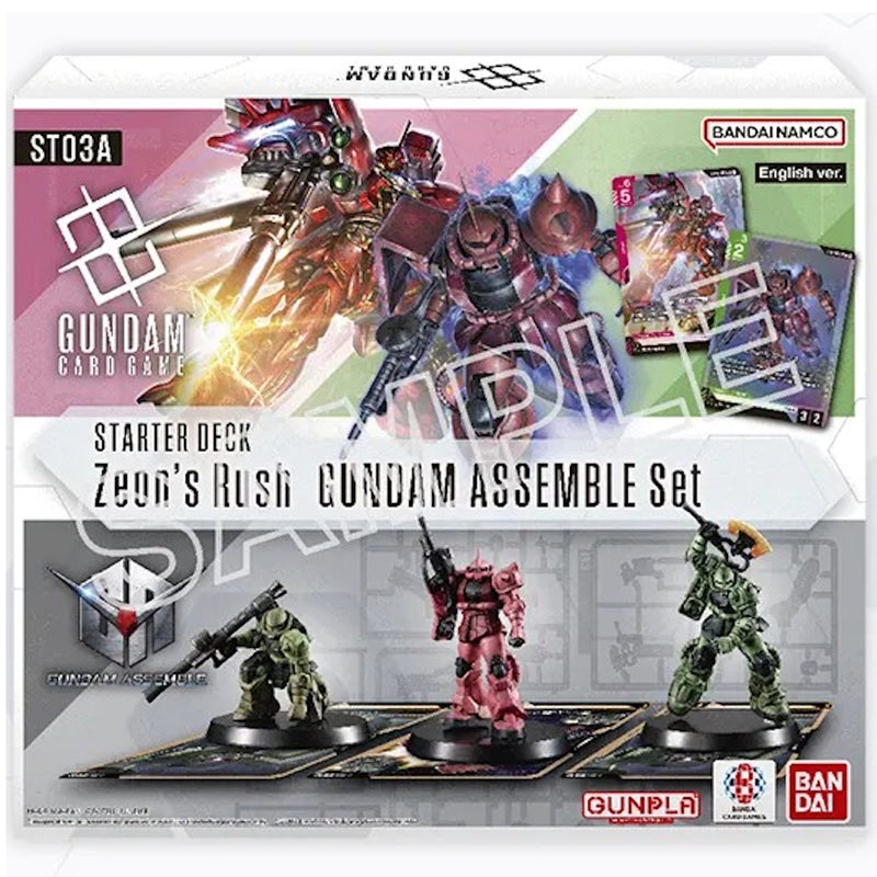 Gundam CG: Gundam Assemble - Zeon's Rush Starter Set Special Edition [ST-03A] Card Game Bandai Namco