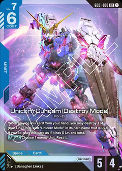 Gundam CG: Newtype Rising Booster Box [GD-01] - 24 Packs Card Game Bandai Namco