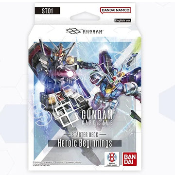 Gundam CG: Heroic Beginnings Starter Deck [ST-01] Card Game Bandai Namco