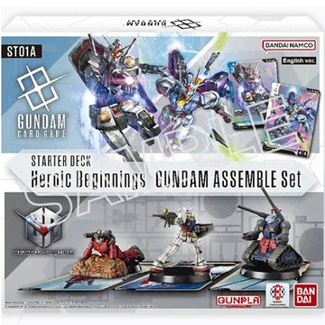 Gundam CG: Gundam Assemble - Heroic Beginnings Starter Set Special Edition [ST-01A] Card Game Bandai Namco