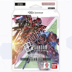 Gundam CG: Zeon's Rush Starter Deck [ST-03] Card Game Bandai Namco