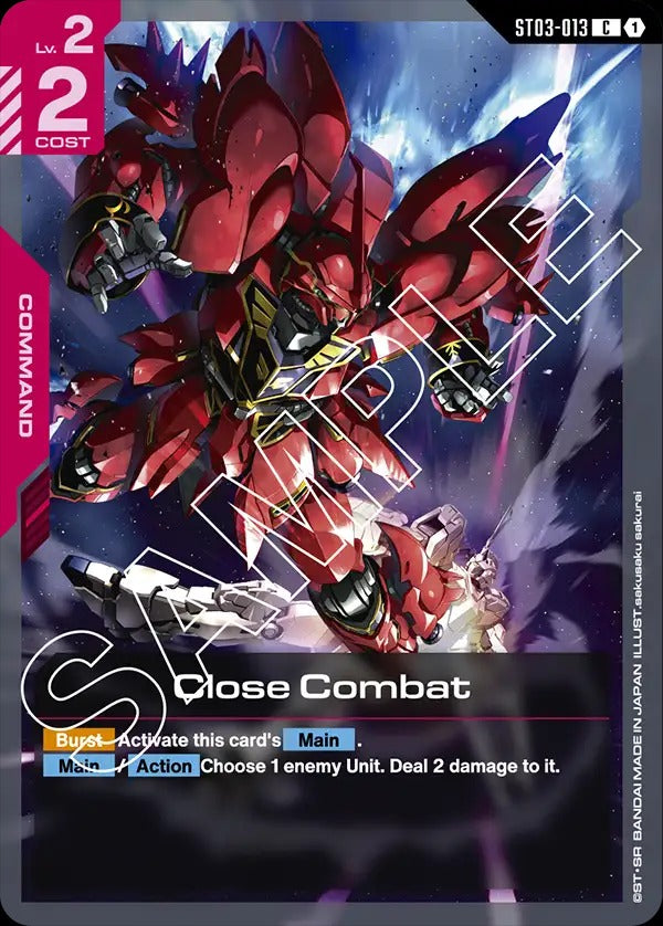 Gundam CG: Zeon's Rush Starter Deck [ST-03] Card Game Bandai Namco