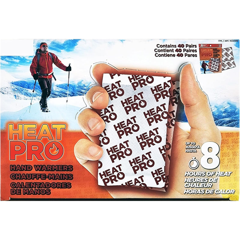 Heat Pro: Hand Warmers - 40 Pair Count [Sports & Outdoors] Sports & Outdoors Heat Pro   