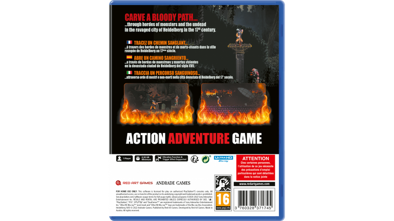 Heidelberg 1693 [PlayStation 5] PlayStation 5 Video Game Red Art Games   