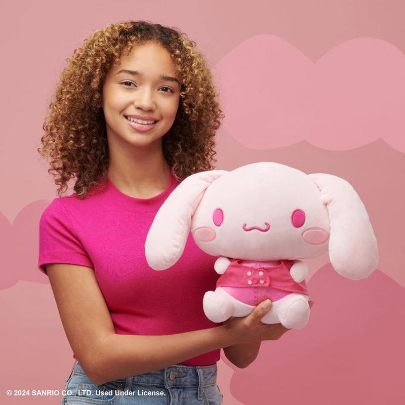 Hello Kitty and Friends: Pink Monochrome Cinnamoroll - 12" Plush Plushies Jazwares