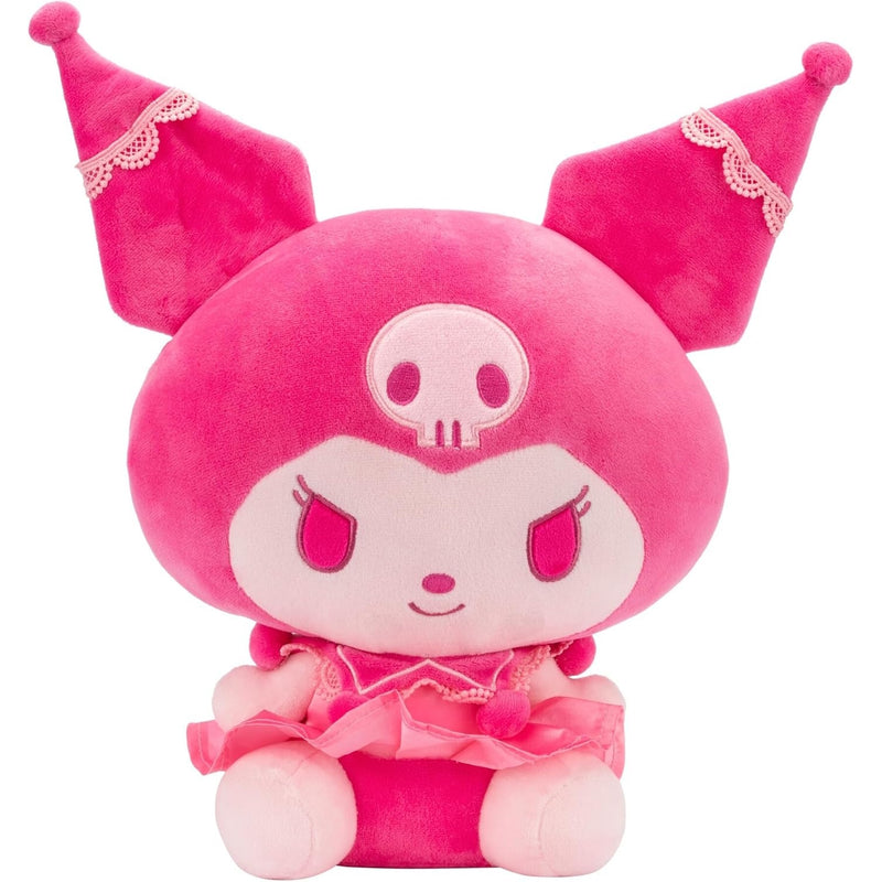 Hello Kitty and Friends: Pink Monochrome Kuromi - 12" Plush Plushies Jazwares