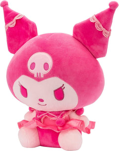 Hello Kitty and Friends: Pink Monochrome Kuromi - 12" Plush Plushies Jazwares