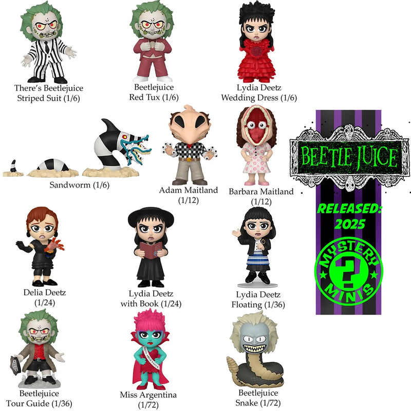 Funko Mystery Minis: Beetlejuice Toys & Games Funko