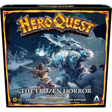 HeroQuest: The Frozen Horror Quest Pack [Board Game, 2-5 Players] Board Game Hasbro   