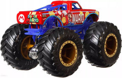 Hot Wheels Monster Trucks 1:64 Super Mario Themed Vehicle - Mario [Toys, Ages 3+] Toys & Games Mattel   