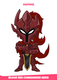 Youtooz x Shopville Exclusive: Solo Leveling Collection - Red Armor Knight Commander Igris [Limited Edition - 1,500 Made Only!] Toys & Games Youtooz
