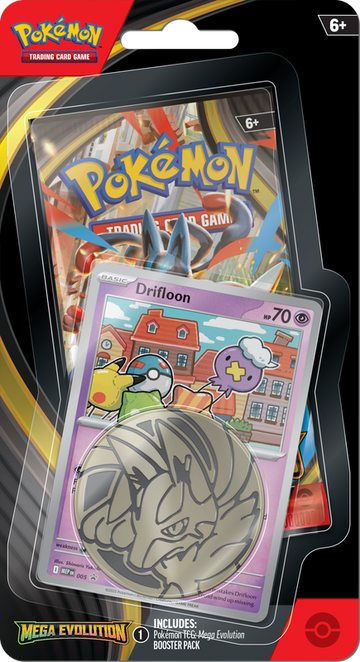 Pokemon TCG: Mega Evolution - Base Set Checklane Blister - Drifloon Card Game Pokemon