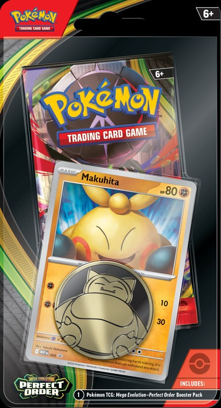 Pokemon TCG: Mega Evolution - Perfect Order Checklane Blister [Makuhita] Card Game Pokemon