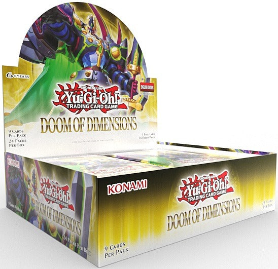 Yu-Gi-Oh! TCG: Doom of Dimensions 1st Edition Booster Box - 24 Pack Card Game Konami