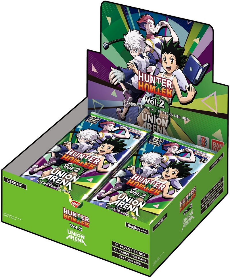 Union Arena TCG: Hunter X Hunter Booster Box Vol. 2 [UEX04BT] - 16 Packs Card Game Bandai Namco