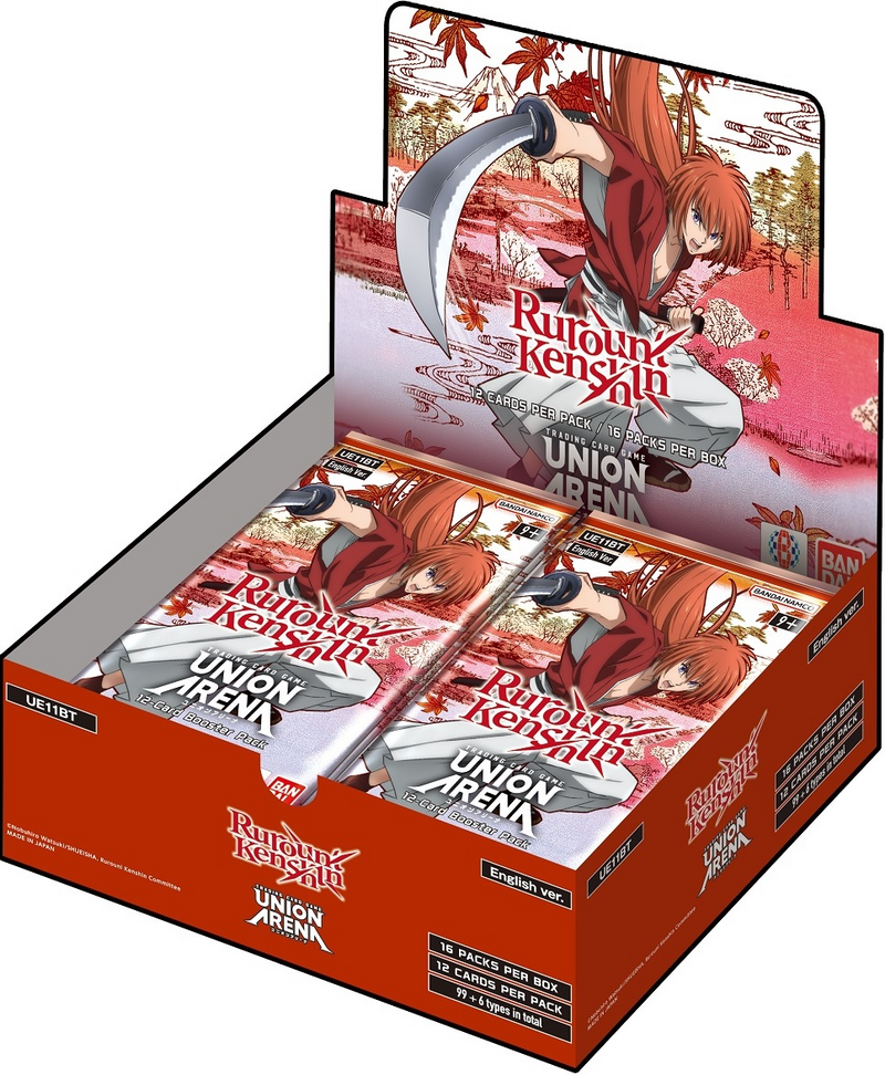 Union Arena TCG: Kenshin Booster Box [UE11BT] - 16 Packs Card Game Bandai Namco