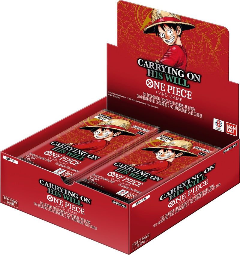 One Piece TCG: Carrying on his Will Booster Box [OP-13] - 24 Packs Card Game Bandai Namco