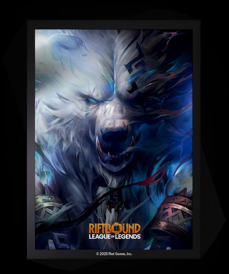 Riftbound League of Legends TCG: Origins Art Sleeves Volibear - 100 Count Card Game Accessories UVS Games