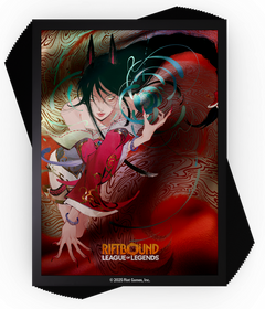 Riftbound League of Legends TCG: Origins Art Sleeves Ahri - 100 Count Card Game Accessories UVS Games