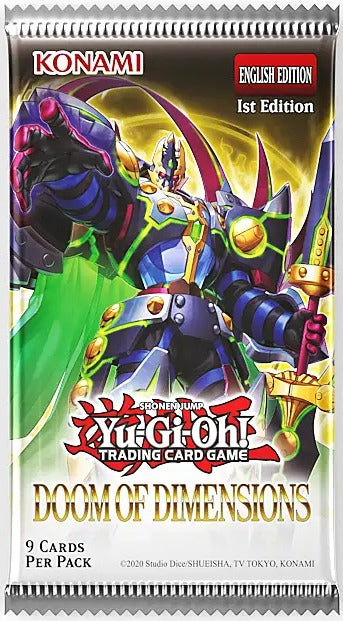 Yu-Gi-Oh! TCG: Doom of Dimensions 1st Edition Booster Box - 24 Pack Card Game Konami