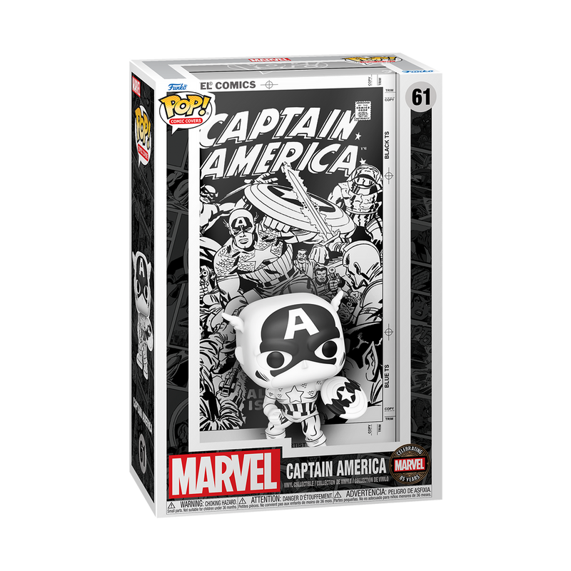 Funko Pop! Comic Cover: Marvel's 85th Anniversary - Captain America #65 Toys & Games Funko