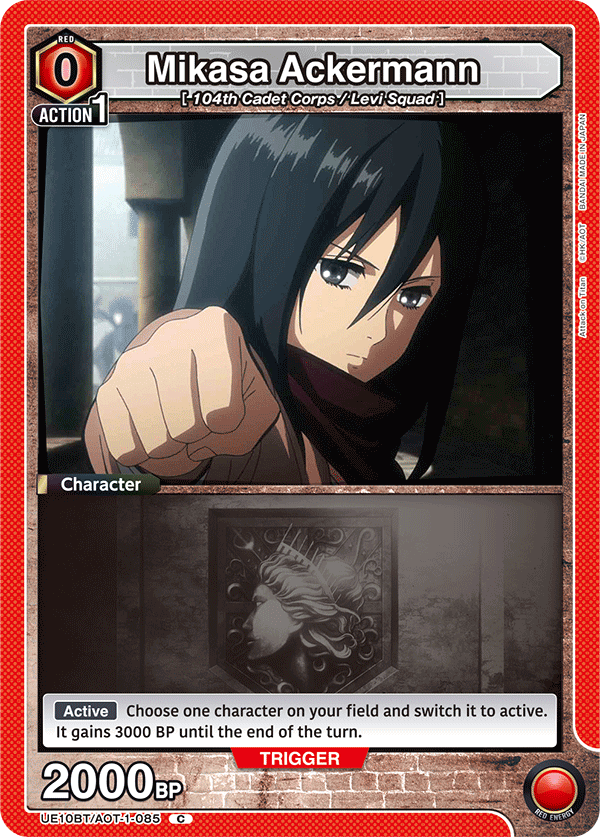 Union Arena TCG: Attack on Titan Booster Box [UE10BT] - 16 Packs Card Game Bandai Namco