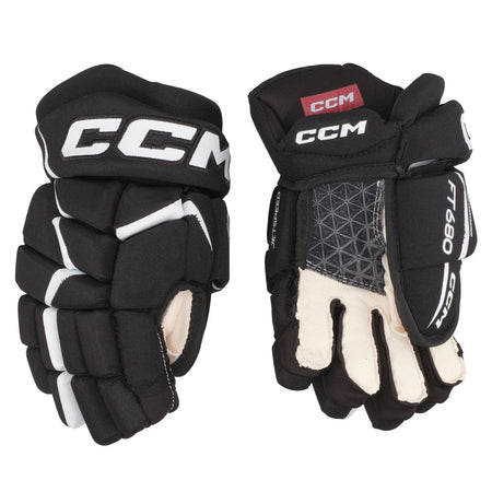 CCM: Jetspeed FT680 Junior 12" Hockey Gloves - Black [Sporting Goods] Sporting Goods CCM