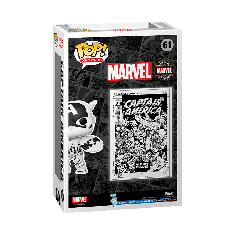 Funko Pop! Comic Cover: Marvel's 85th Anniversary - Captain America #65 Toys & Games Funko