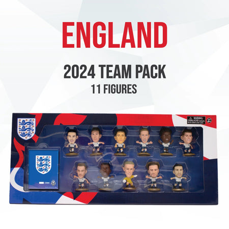 SoccerStarz: England Team Pack 11 - 2024 Version Figures Toy - Collectible Soccerstarz