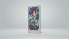 Agoro: Harry Potter Movie Poster - Harry Potter and the Philosopher's Stone Silver Foil Collectible Agoro