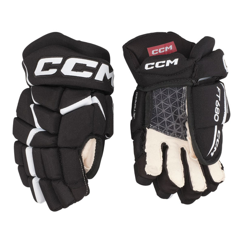 CCM: Jetspeed FT680 Junior 11" Hockey Gloves - Black [Sporting Goods] Hockey Equipment CCM