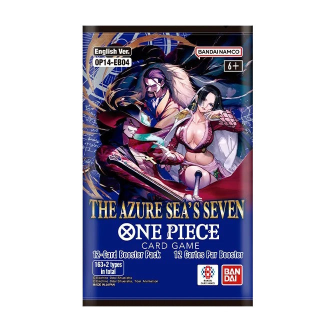 One Piece TCG: The Azure Sea's Seven Booster Box [OP-14] - 24 Packs Card Game Bandai Namco