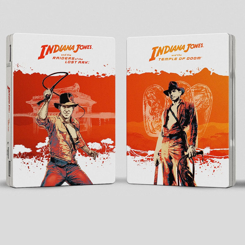 Indiana Jones 4-Movie Collection 4K - Limited Edition SteelBook [Blu-Ray + 4K UHD+ Digital Box Set] DVDs & Blu-Rays Paramount Pictures   