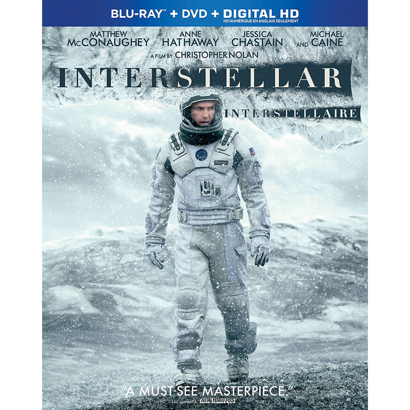 Interstellar [Blu-ray + DVD + Digital] DVDs & Blu-Rays Paramount Pictures   